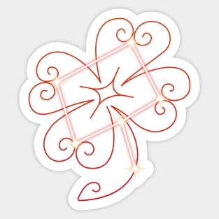 Trifolium Constellation Sticker